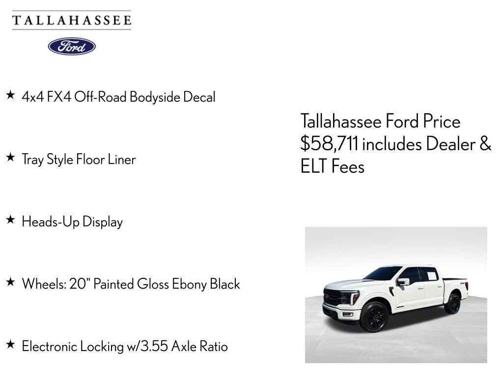 Certified 2024 Ford F150 Platinum w/ Equipment Group 702A High AWD/4WD image 22