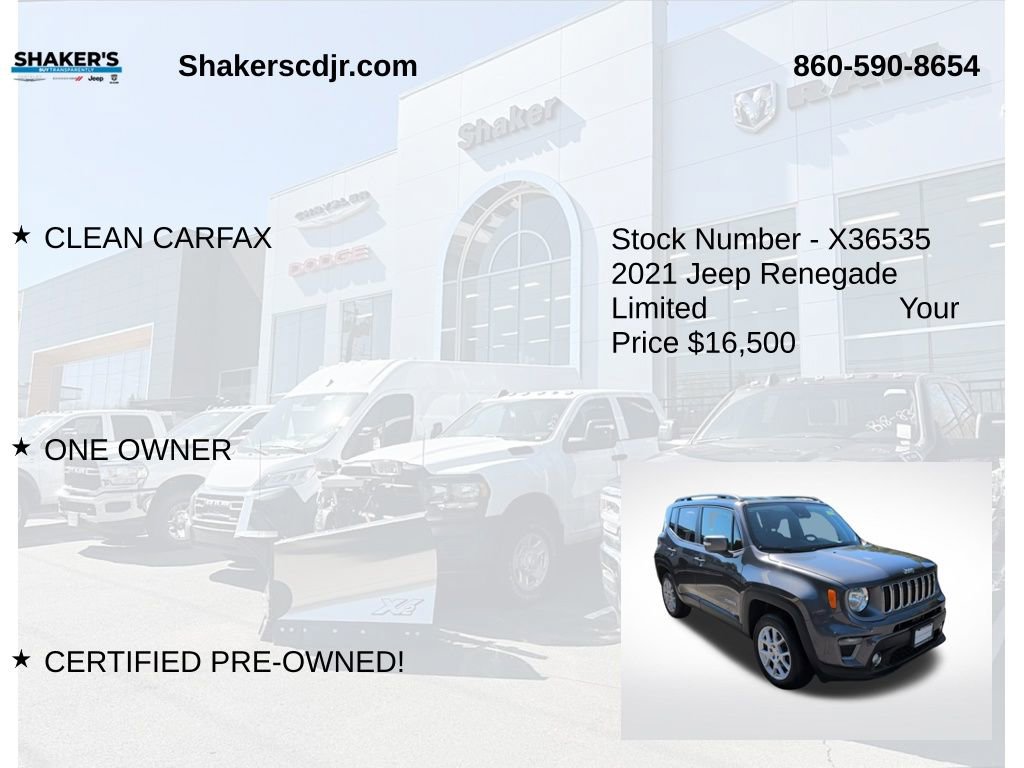Used 2021 Jeep Renegade Limited image 6