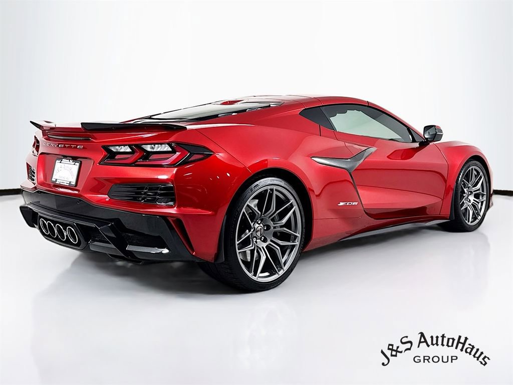 Used 2024 Chevrolet Corvette Z06 w/ Chrome Exterior Badge Package RWD image 53
