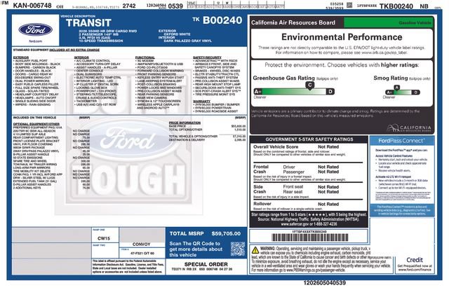 New 2026 Ford Transit 350 148 High Roof Extended DRW RWD image 4