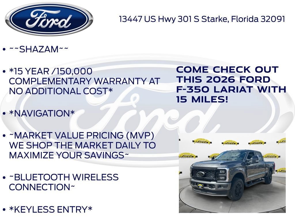 New 2026 Ford F350 Lariat w/ Black Appearance Package AWD/4WD image 5