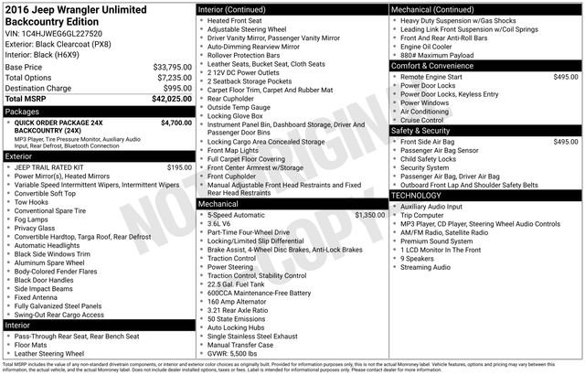 Used 2016 Jeep Wrangler Unlimited Sahara image 30