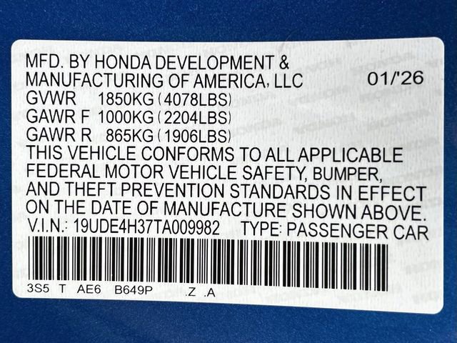 New 2026 Acura Integra A-Spec FWD image 35