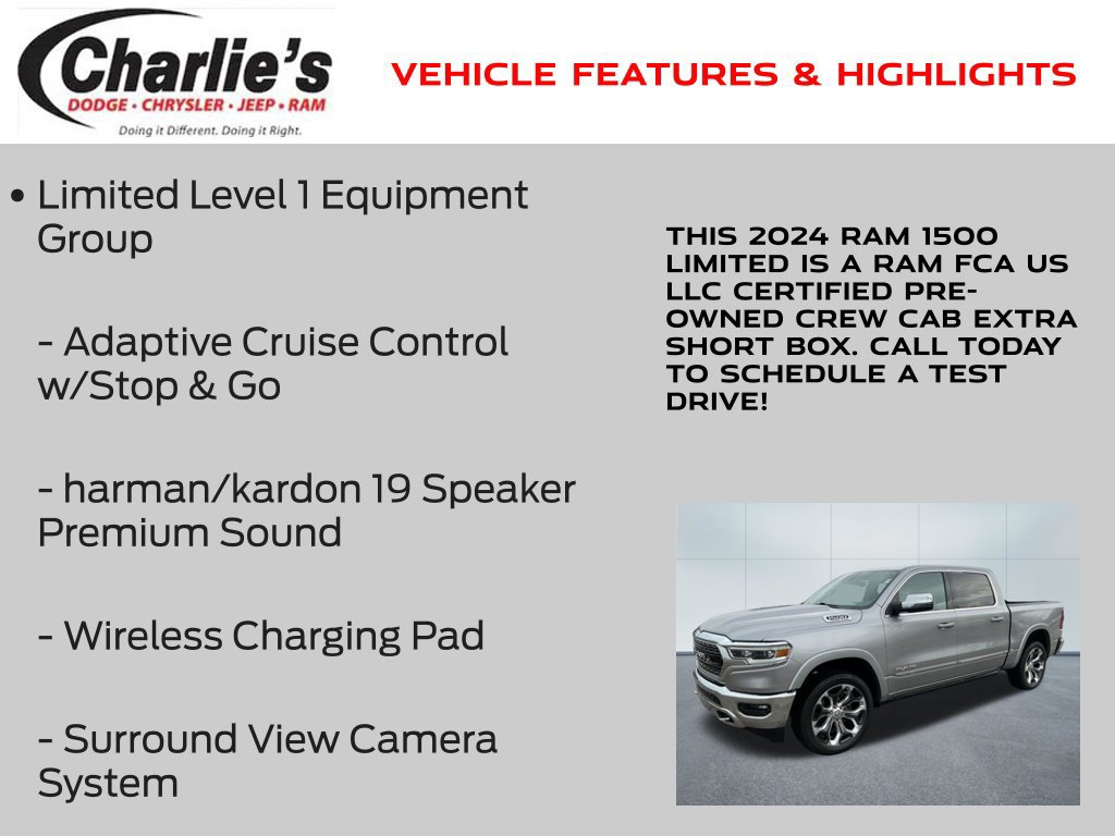 Certified 2024 RAM 1500 Limited AWD/4WD image 19