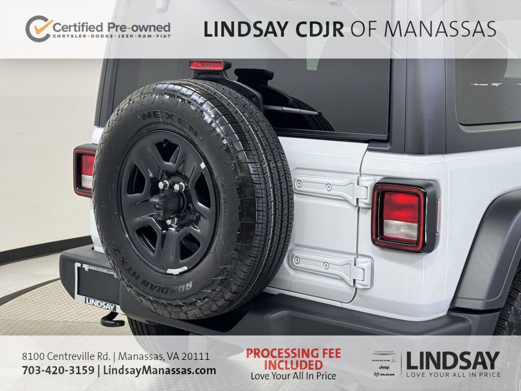 Certified 2025 Jeep Wrangler Sport AWD/4WD image 10