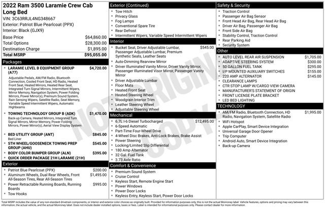 Used 2022 RAM 3500 Laramie image 18