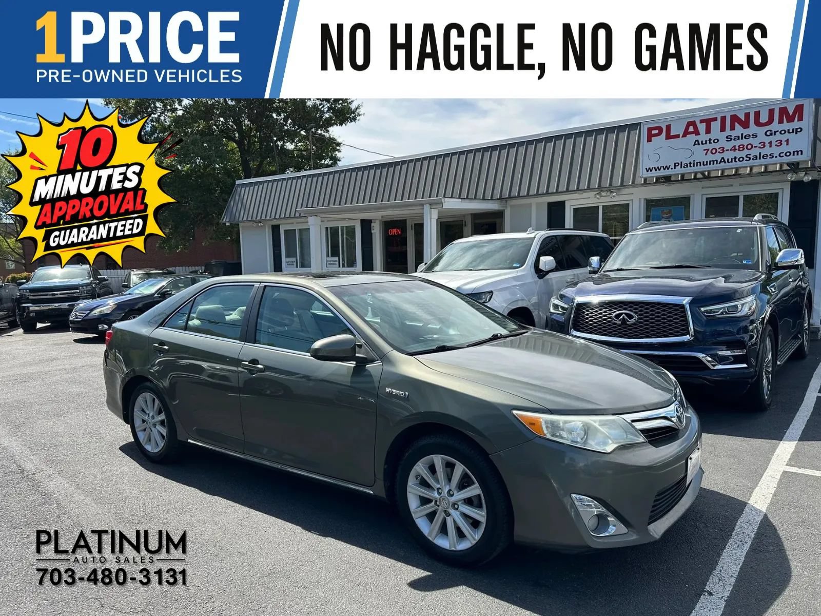 Used 2012 Toyota Camry XLE w/ Leather Pkg FWD image 1