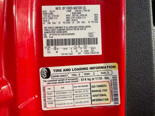 Used 2014 Ford F150 FX4 w/ Equipment Group 402A Luxury AWD/4WD image 59