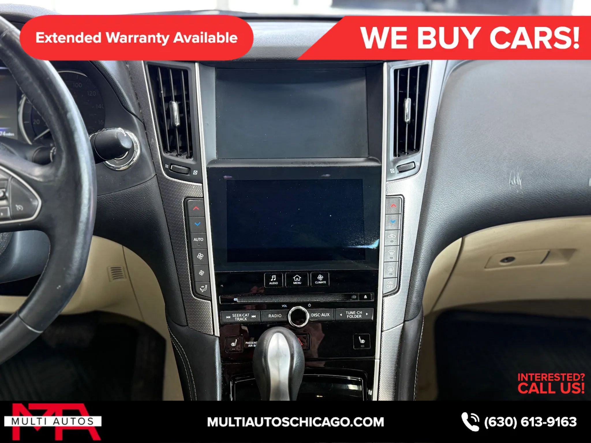 Used 2014 INFINITI Q50 Premium w/ Navigation Package AWD/4WD image 18