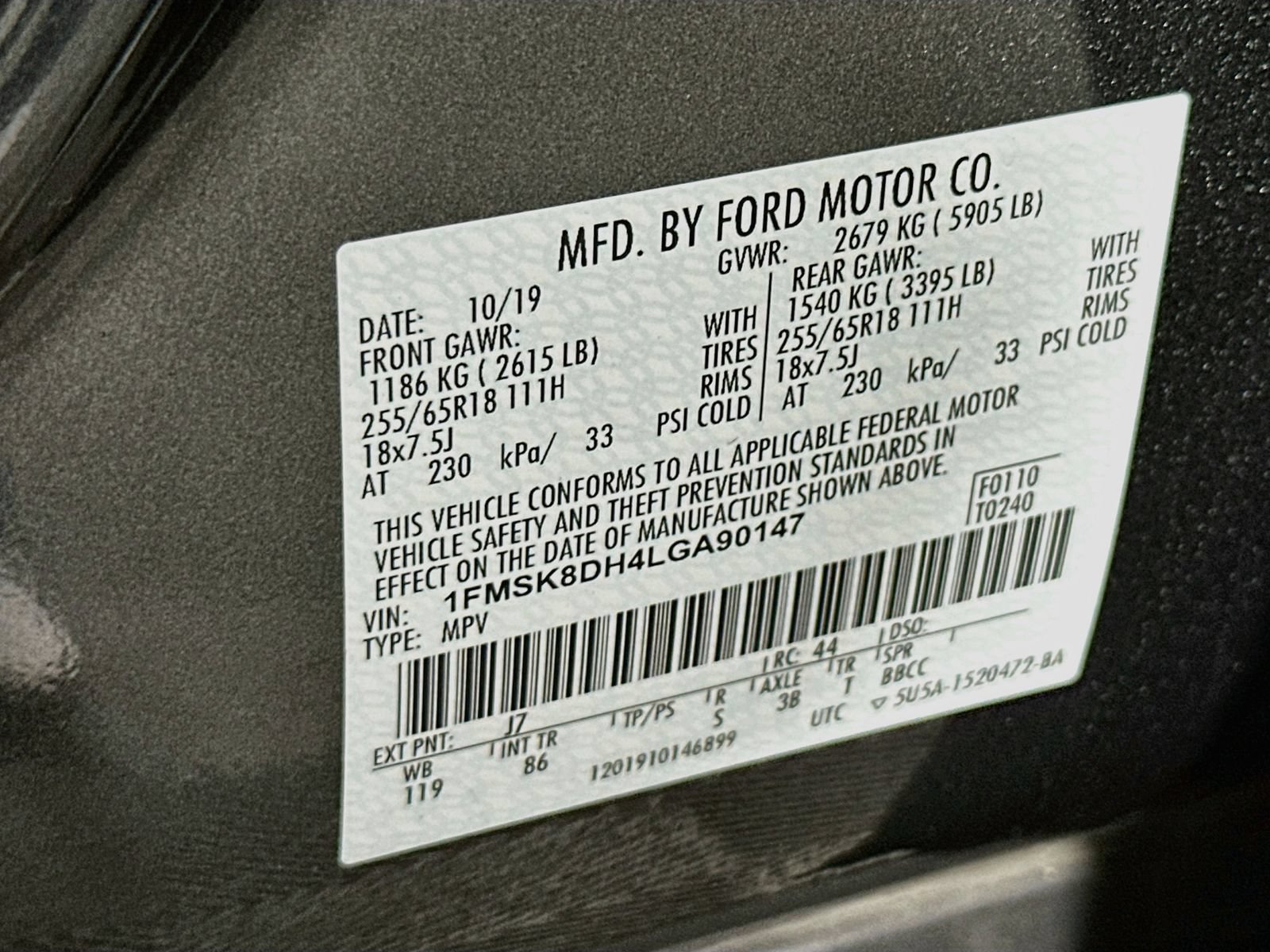 Used 2020 Ford Explorer XLT w/ Class III Trailer Tow Package AWD/4WD image 31
