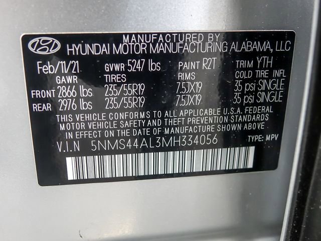 Used 2021 Hyundai Santa Fe Limited FWD image 37