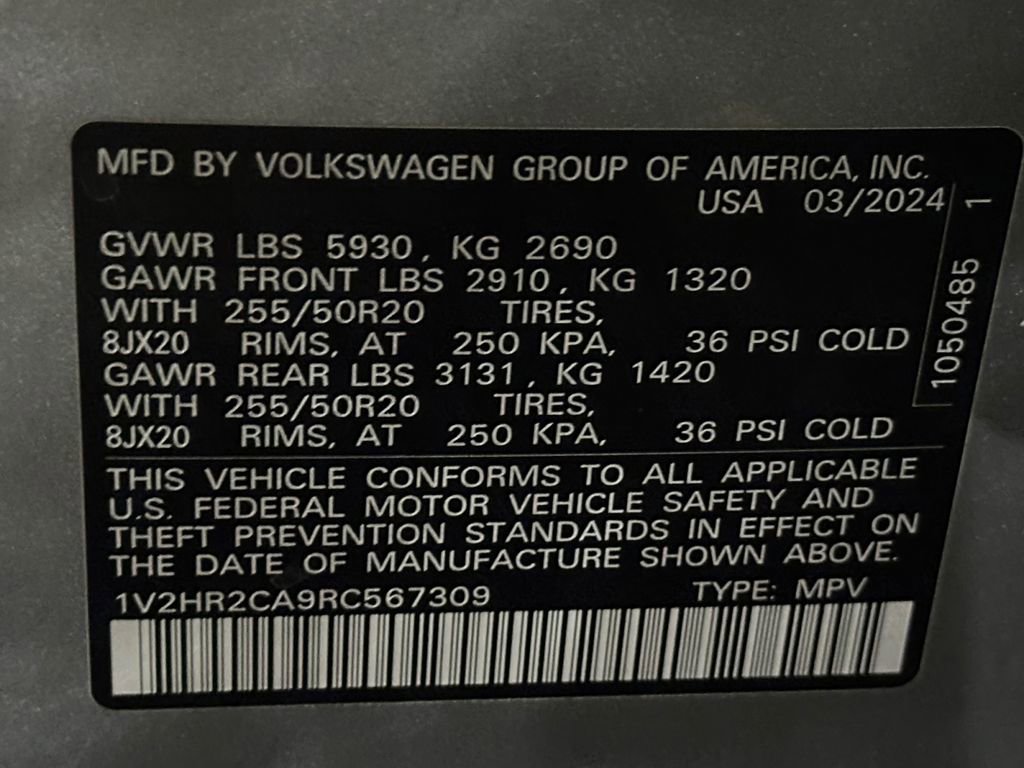 Used 2024 Volkswagen Atlas SE image 26