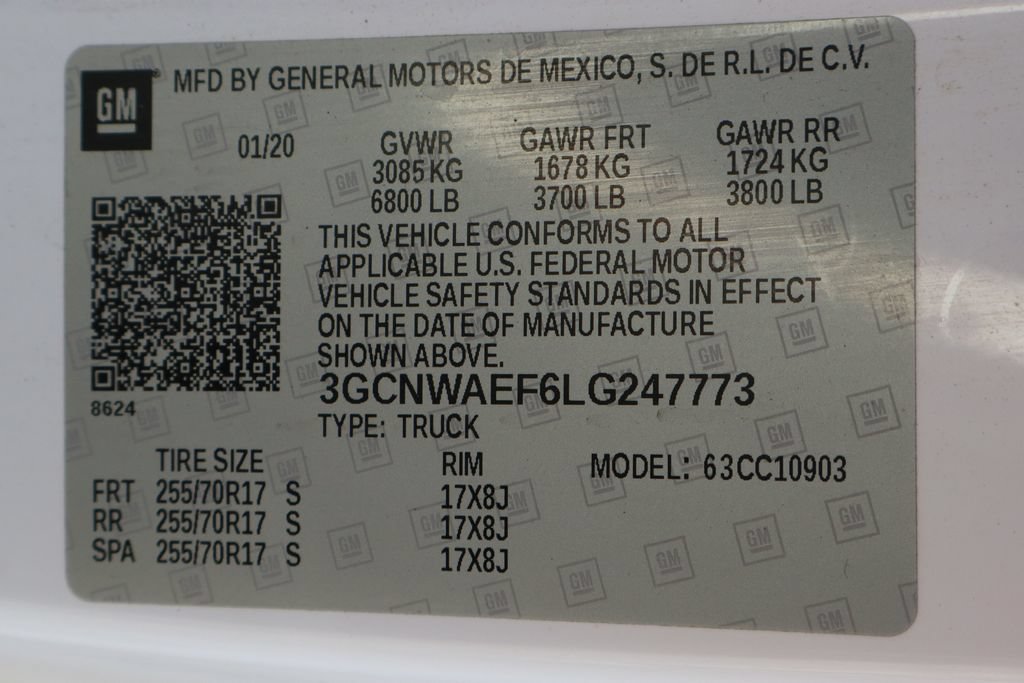 Used 2020 Chevrolet Silverado 1500 W/T w/ WT Fleet Convenience Package RWD image 45