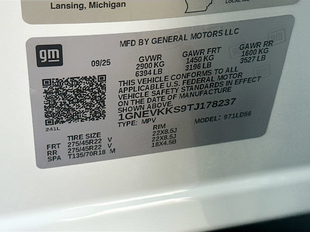 New 2026 Chevrolet Traverse High Country w/ LPO, Floor Liner Package AWD/4WD image 37