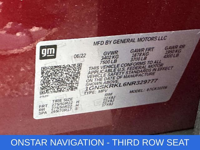 Used 2022 Chevrolet Tahoe RST w/ Sport Performance Package image 8