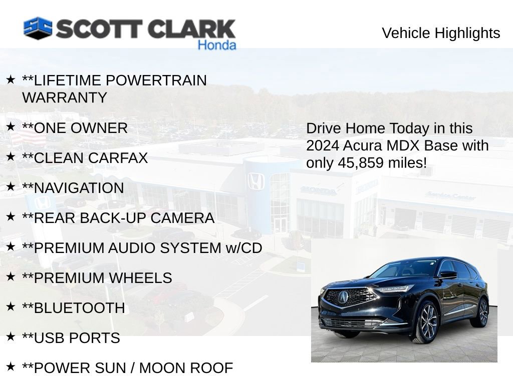 Used 2024 Acura MDX FWD w/ Technology Package image 11