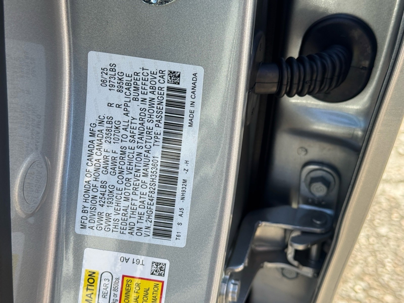 New 2025 Honda Civic Sport Touring image 18