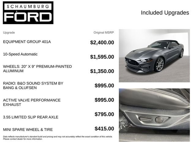 Used 2021 Ford Mustang GT Premium w/ Equipment Group 401A image 4