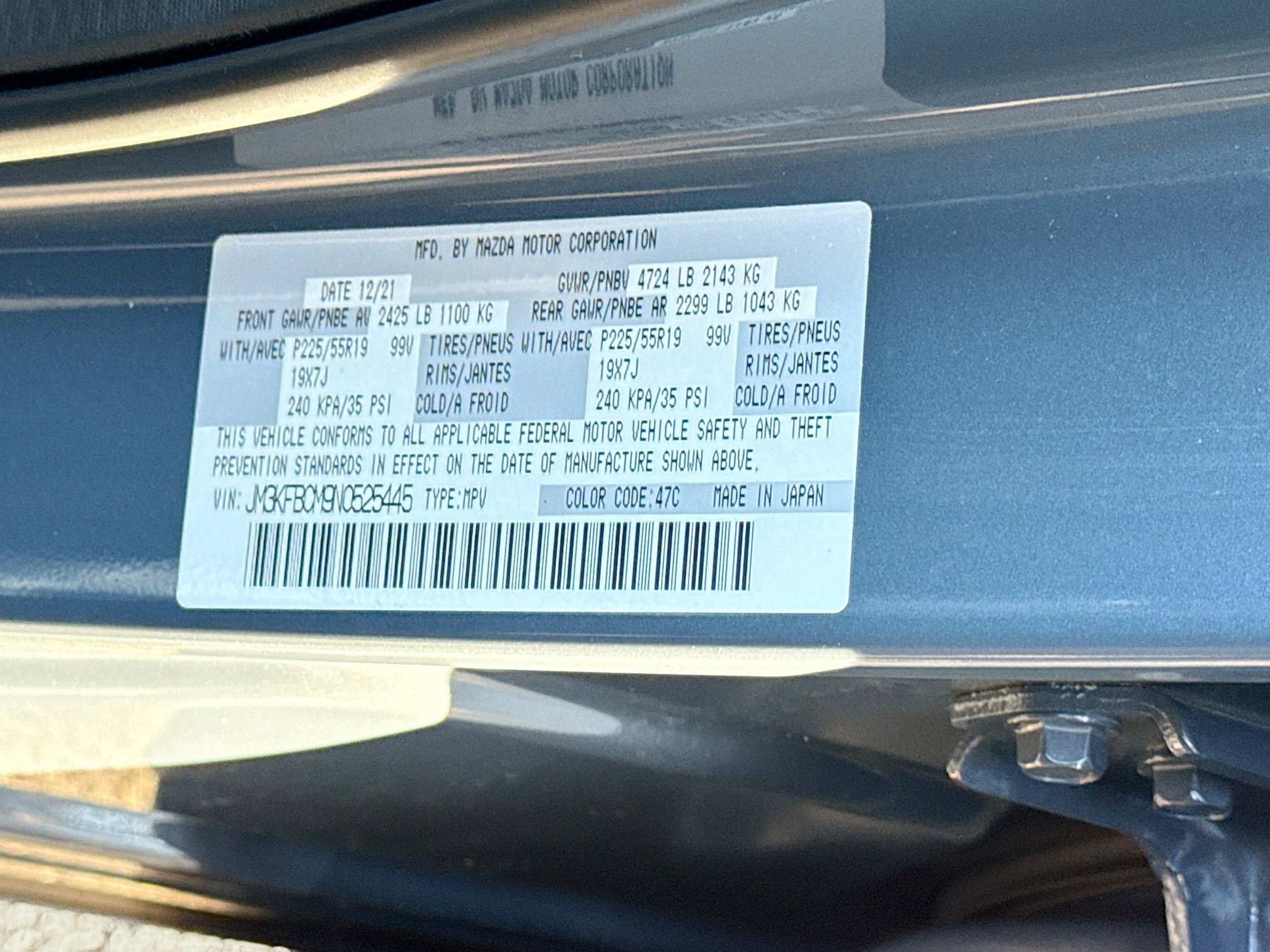 Used 2022 MAZDA CX-5 Carbon Edition image 44