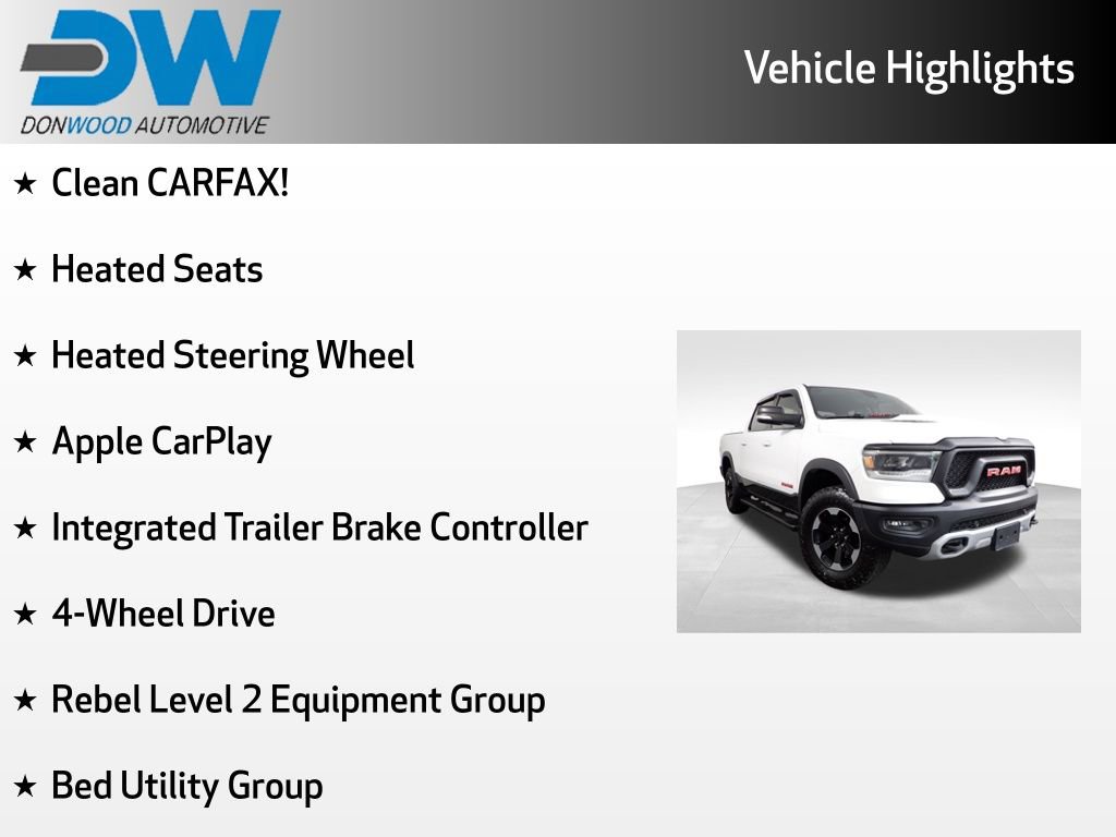 Used 2019 RAM 1500 Rebel w/ Rebel Level 2 Equipment Group AWD/4WD image 6