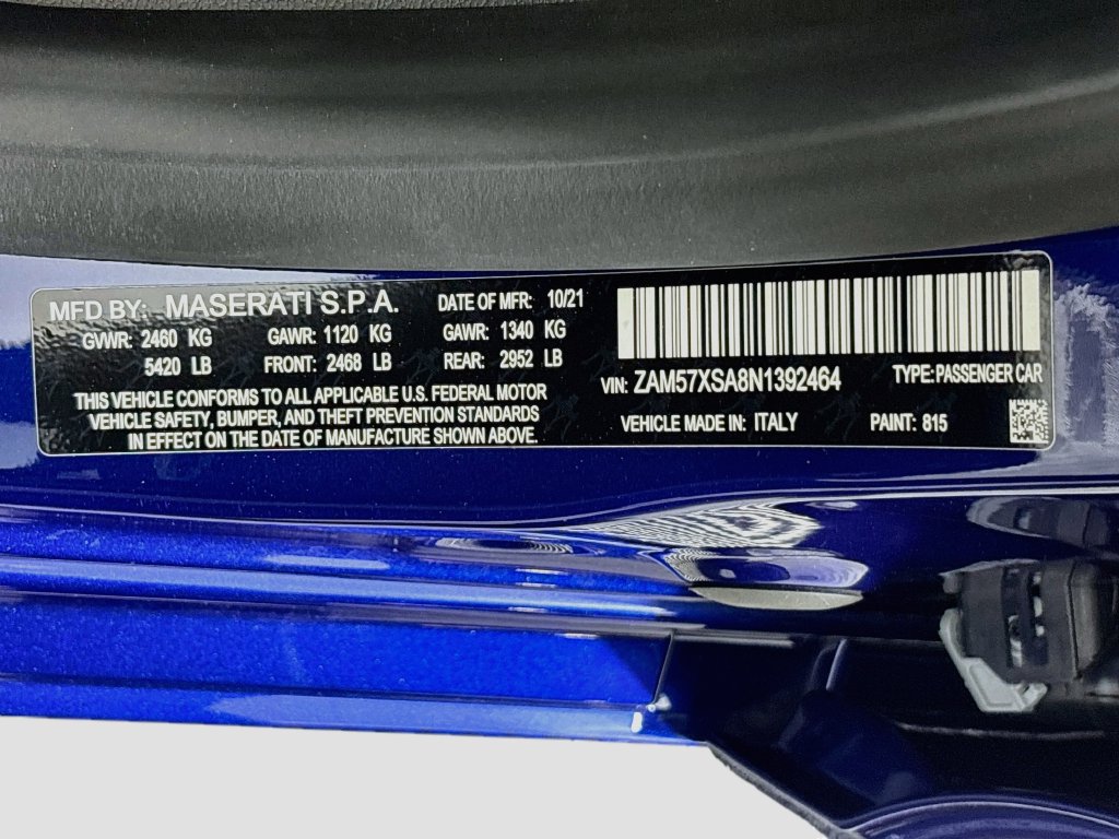 Used 2022 Maserati Ghibli GT RWD image 34