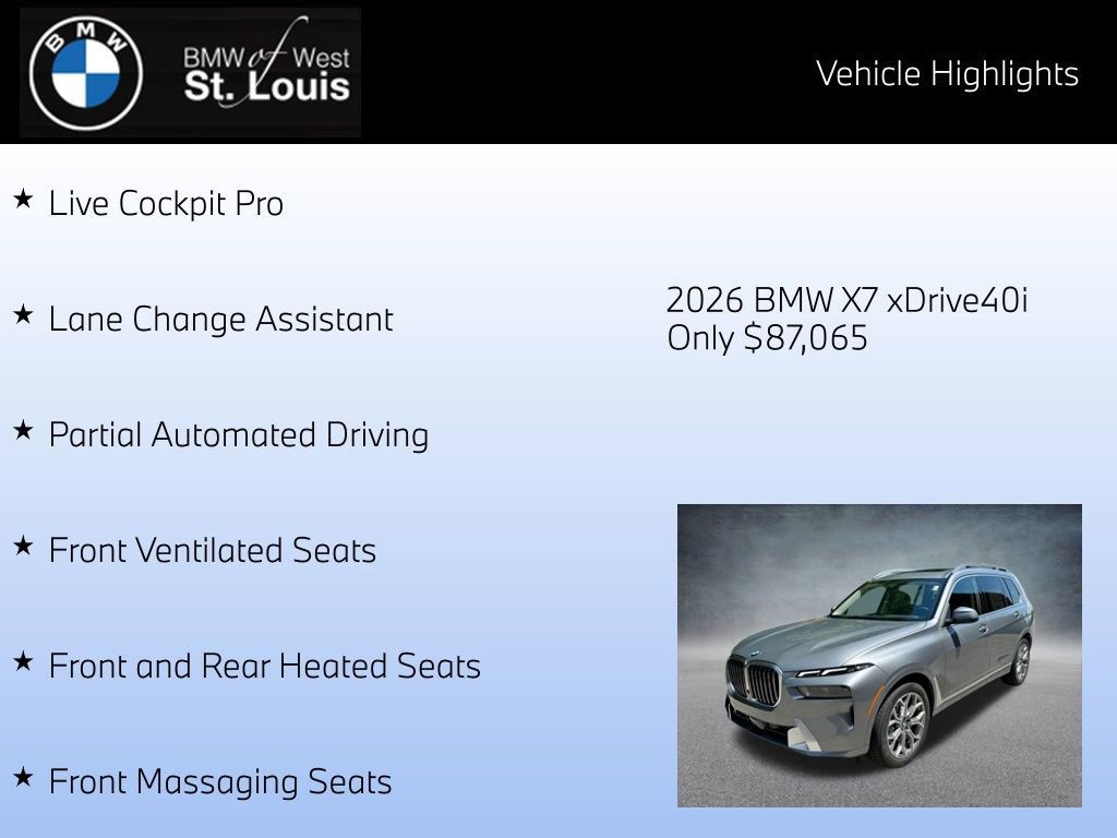 Certified 2026 BMW X7 xDrive40i image 30