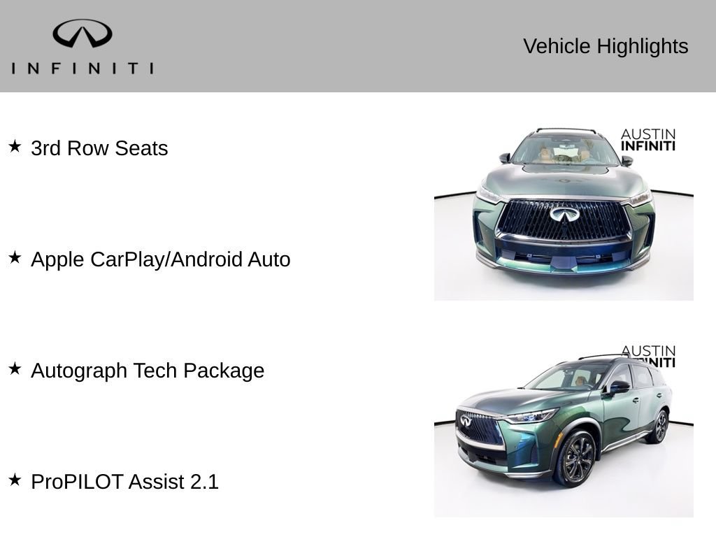 Certified 2026 INFINITI QX60 Autograph w/ Autograph Tech Package AWD/4WD image 3