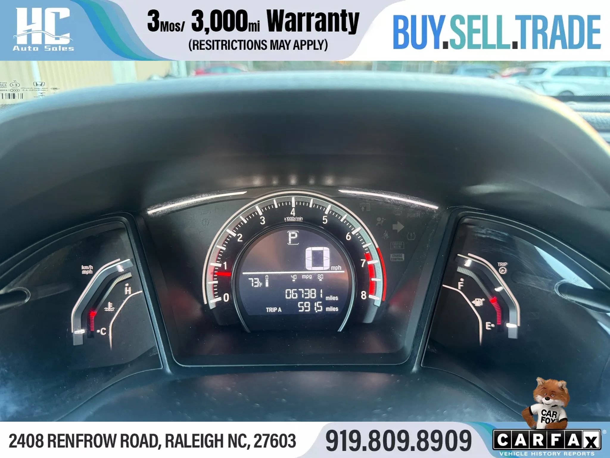 Used 2017 Honda Civic LX-P image 25