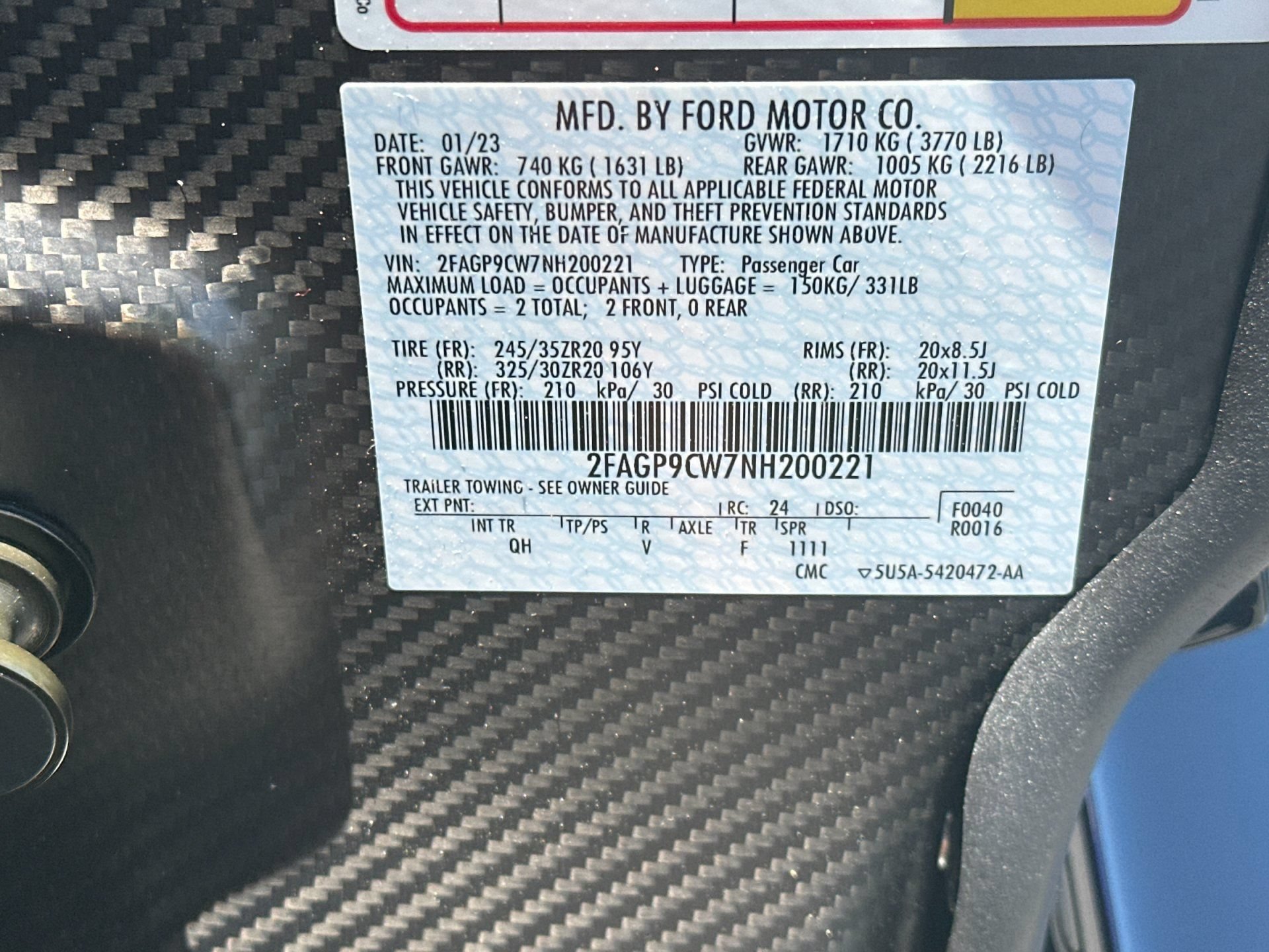 Used 2022 Ford GT RWD image 32