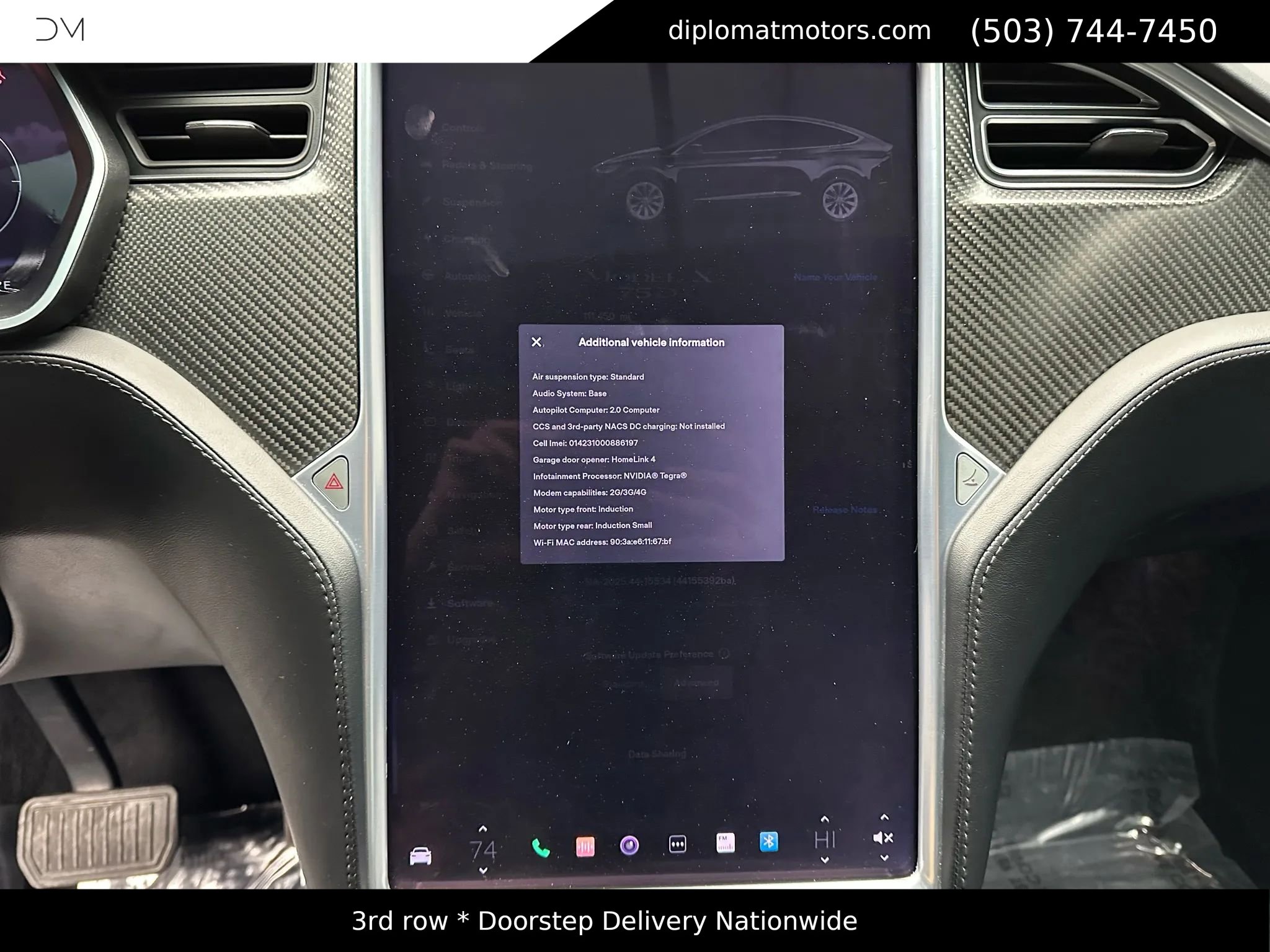 Used 2017 Tesla Model X 75D image 37