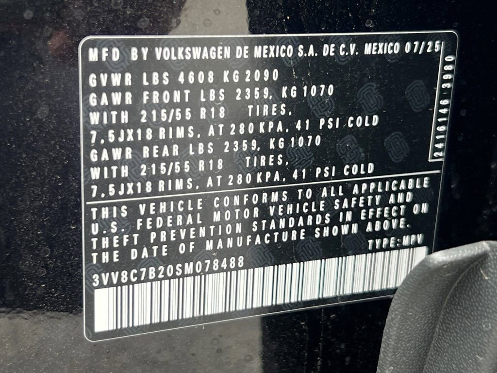 New 2025 Volkswagen Taos S image 30