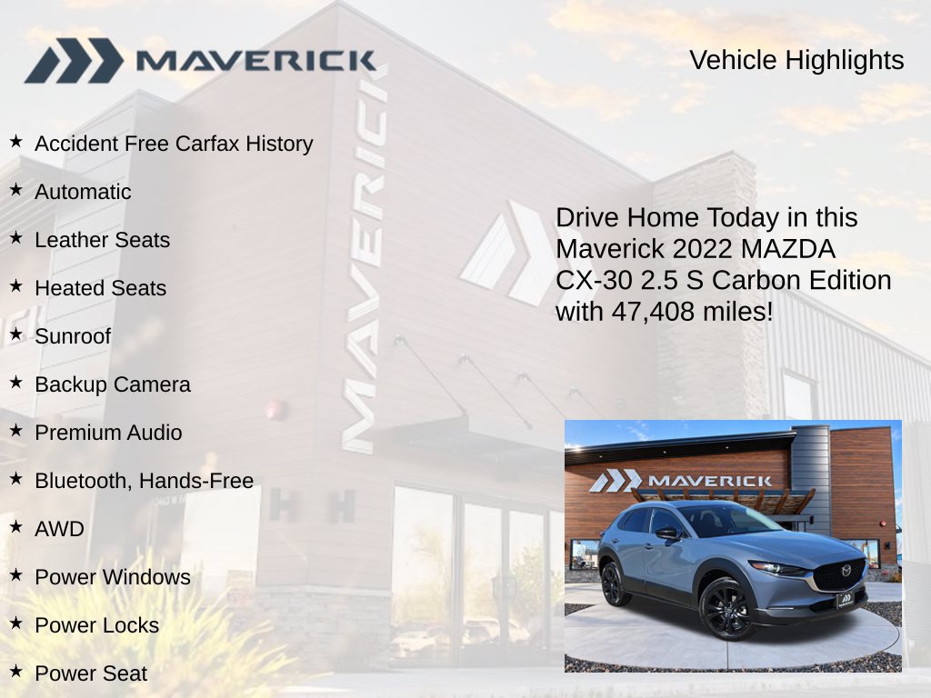 Used 2022 MAZDA CX-30 AWD 2.5 S w/ Preferred Package image 5