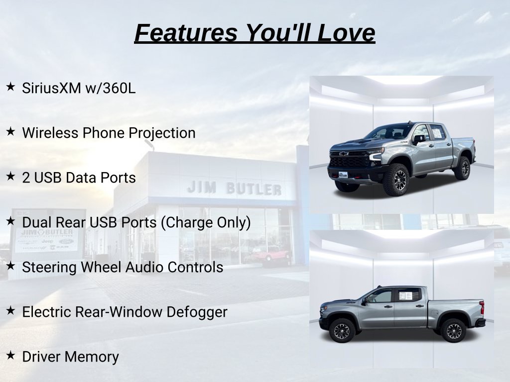 Used 2023 Chevrolet Silverado 1500 ZR2 w/ Technology Package AWD/4WD image 42