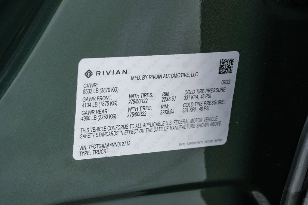 Used 2022 Rivian R1T Adventure image 55
