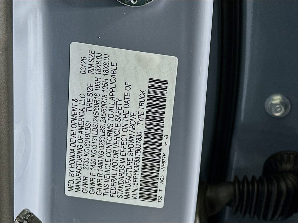 Used 2026 Honda Ridgeline Black Edition image 36