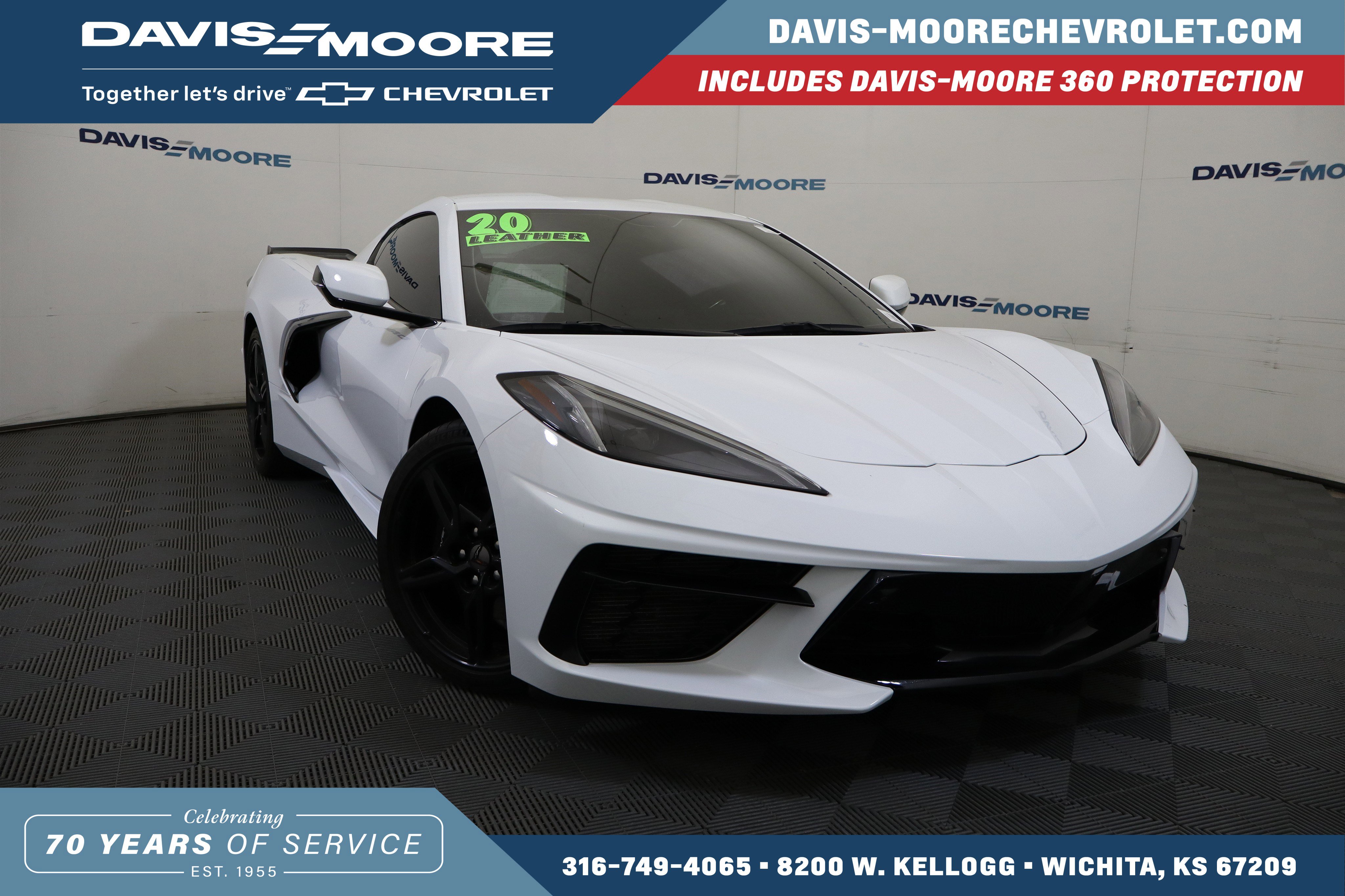Used 2020 Chevrolet Corvette Stingray Preferred Cpe w/ 2LT Preferred Equipment Group