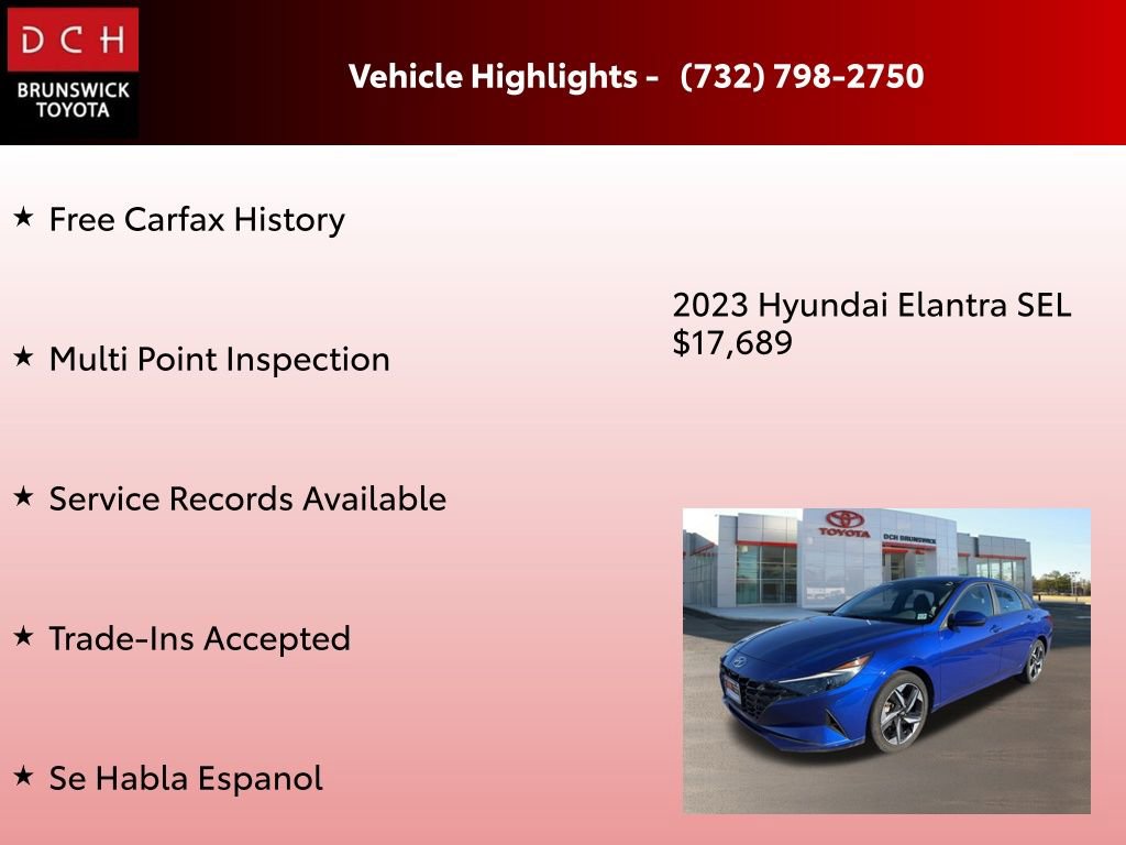 Used 2023 Hyundai Elantra SEL w/ Convenience Package image 4