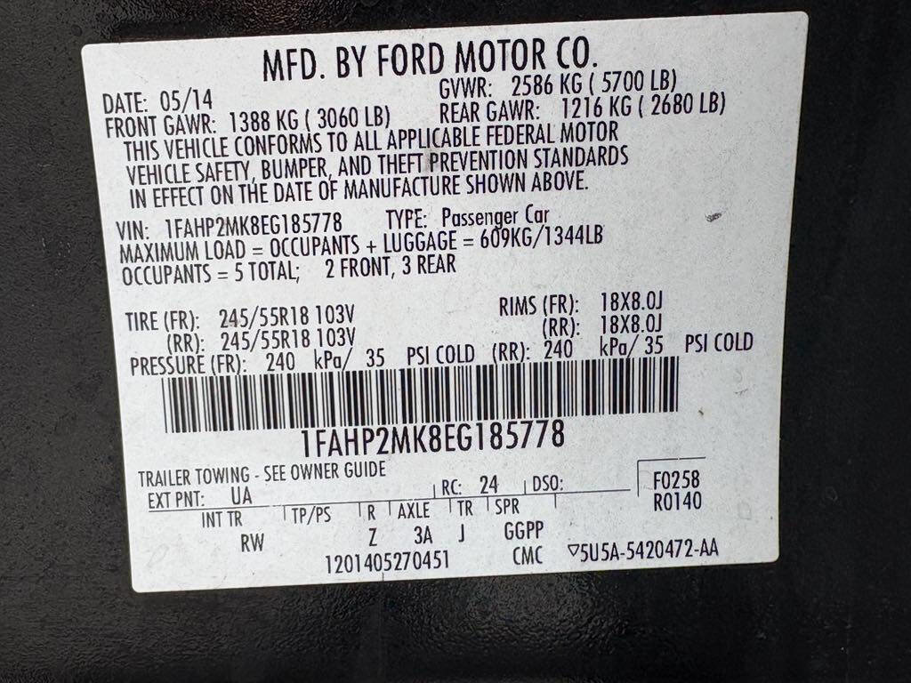 Used 2014 Ford Taurus Police Interceptor AWD image 17