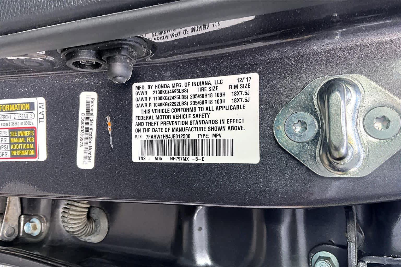 Used 2018 Honda CR-V Touring image 33