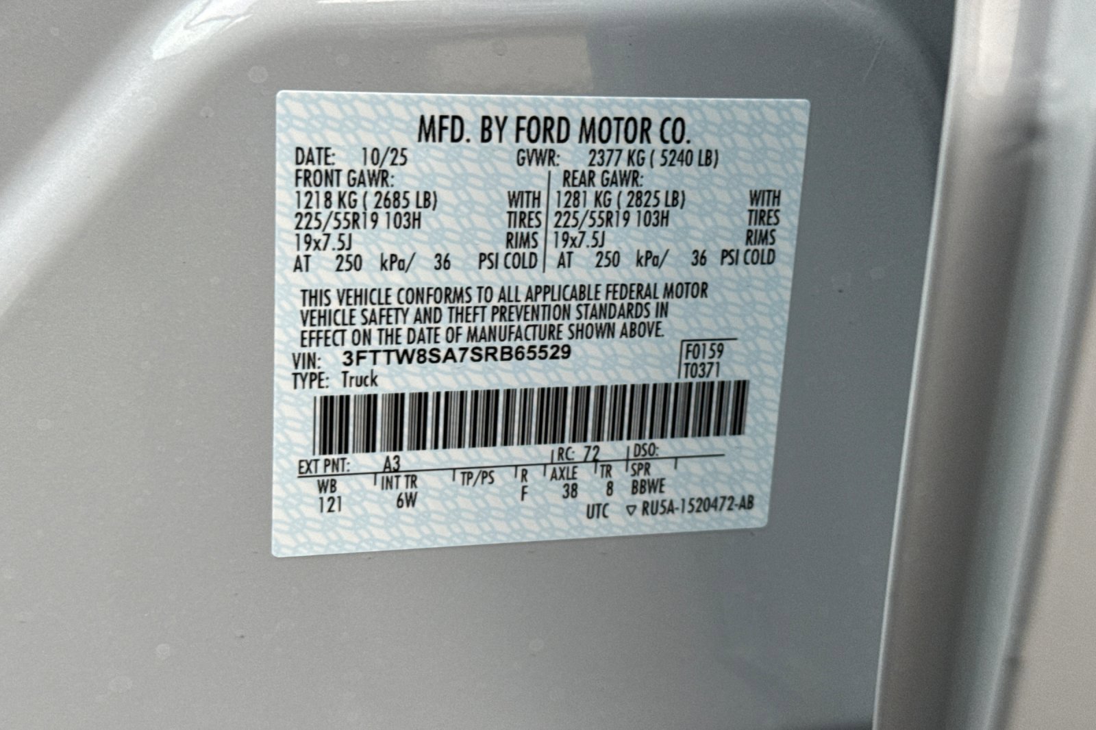 New 2025 Ford Maverick Lariat w/ Black Appearance Package AWD/4WD image 31