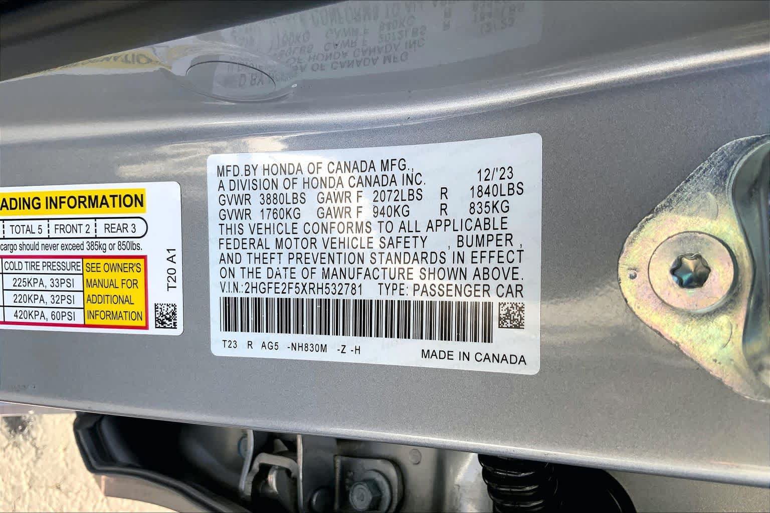 Used 2024 Honda Civic Sport image 36