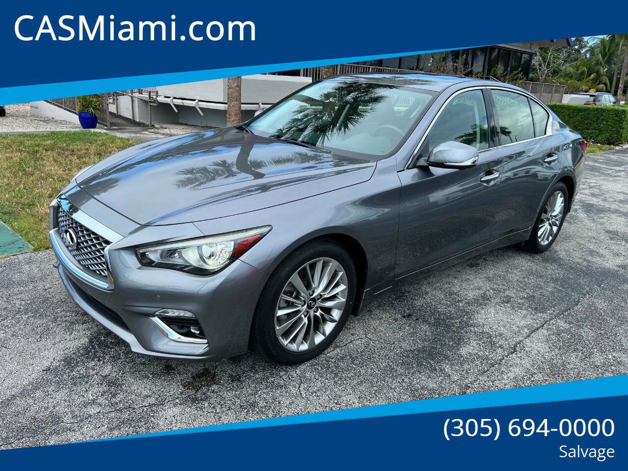 Used 2022 INFINITI Q50 Luxe w/ Cargo Package