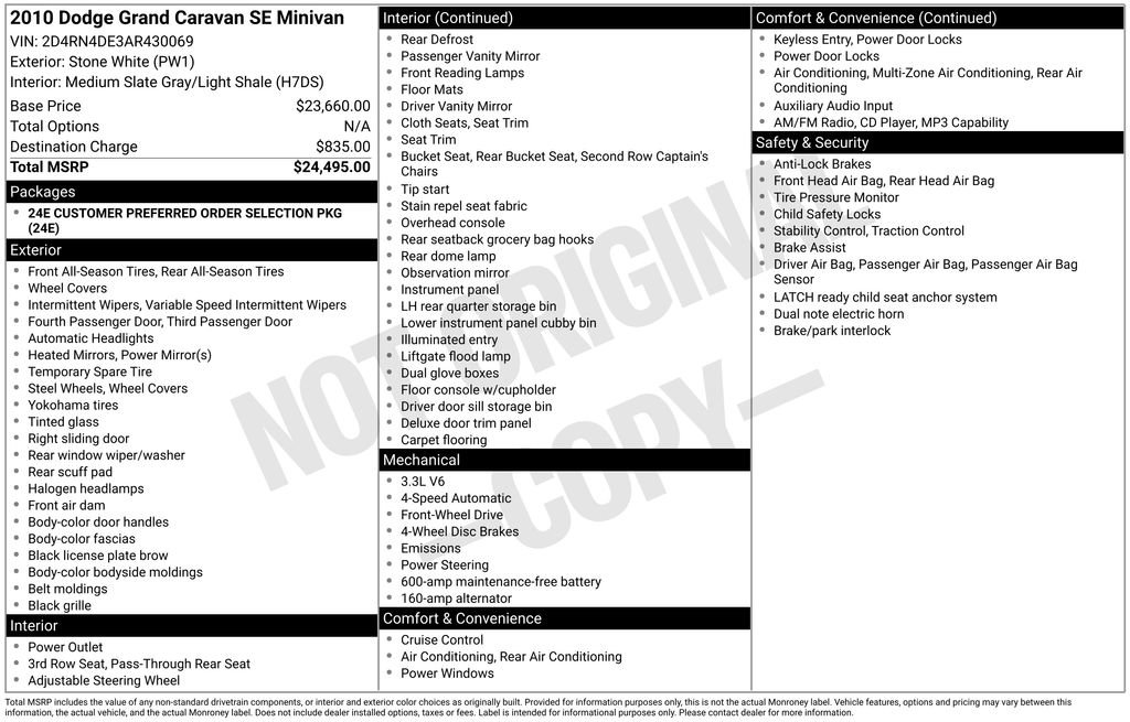 Used 2010 Dodge Grand Caravan SE image 6