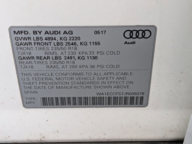 Used 2018 Audi Q3 2.0T Premium image 28