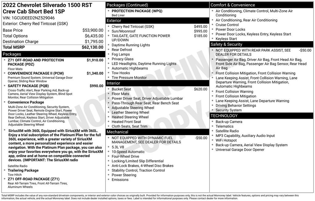 Used 2022 Chevrolet Silverado 1500 RST AWD/4WD image 51