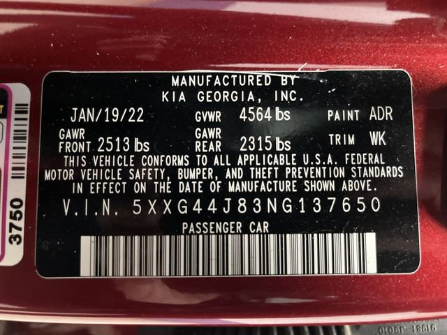 Used 2022 Kia K5 GT w/ GT1 Package image 36