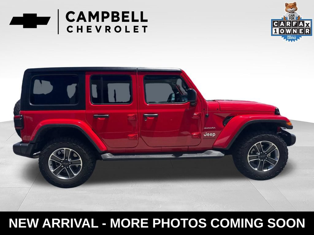 Used 2023 Jeep Wrangler Unlimited Sahara w/ LED Lighting Group AWD/4WD image 6