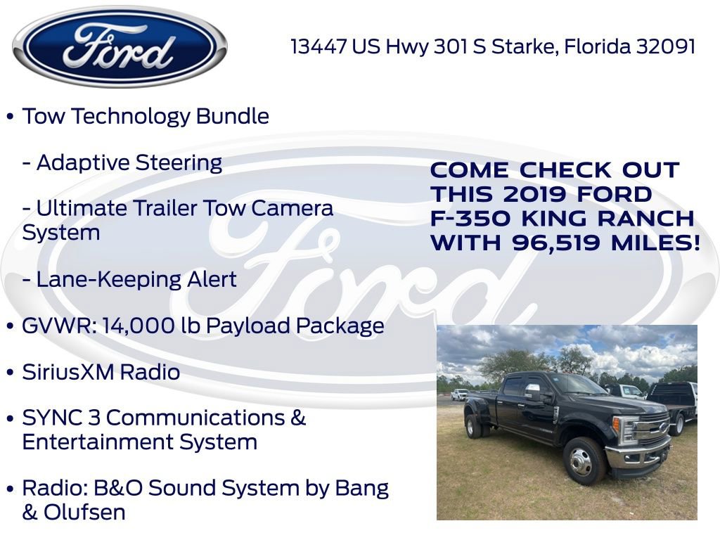 Used 2019 Ford F350 King Ranch w/ King Ranch Ultimate Package AWD/4WD image 8