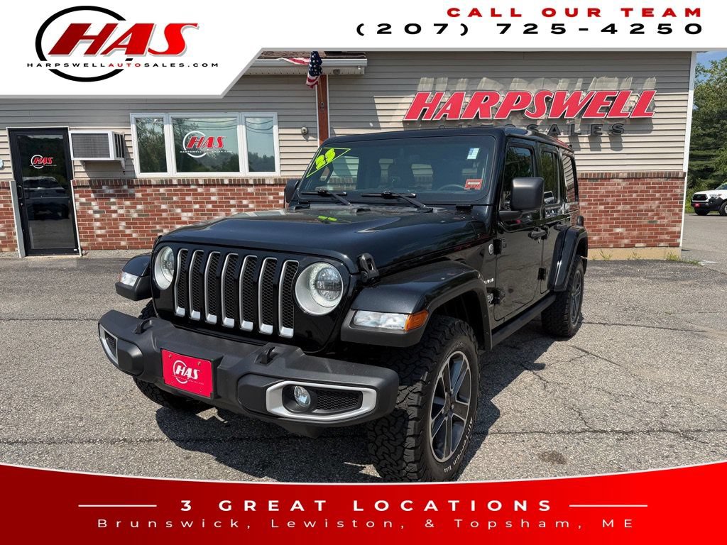 Used 2023 Jeep Wrangler Unlimited Sahara w/ Cold Weather Group AWD/4WD image 1