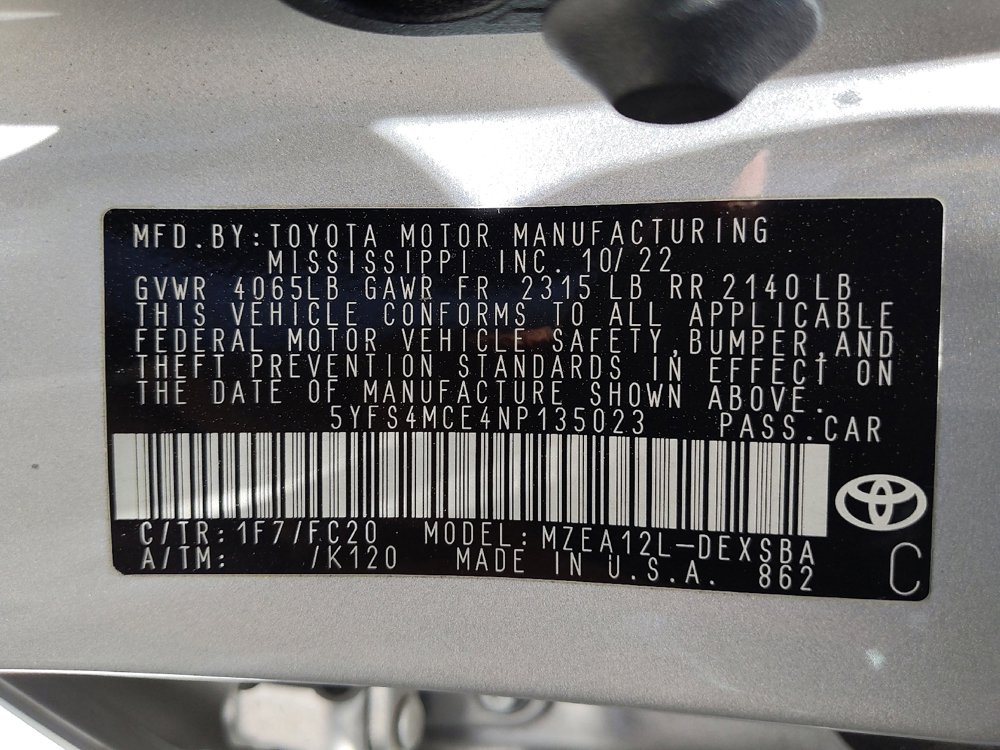 Used 2022 Toyota Corolla SE FWD image 33